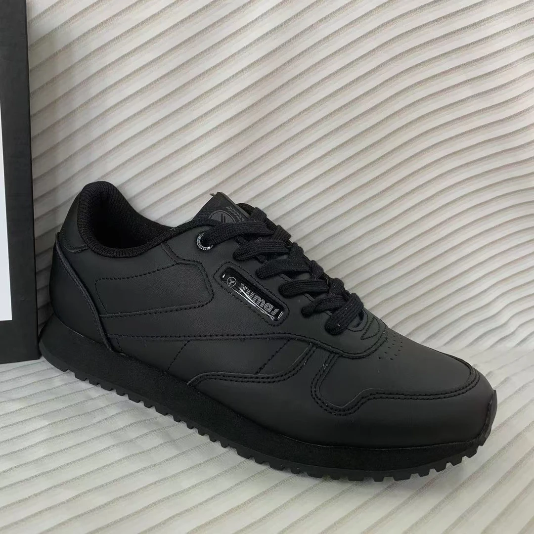 D733（运动码）男鞋 经典低帮系带皮面轻便舒适百搭休闲鞋1仓