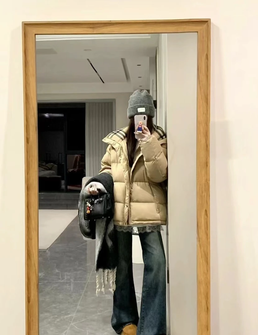 海外版 一衣三穿 袖子可脱卸 带芯片冬季新款B家男女同款羽绒服