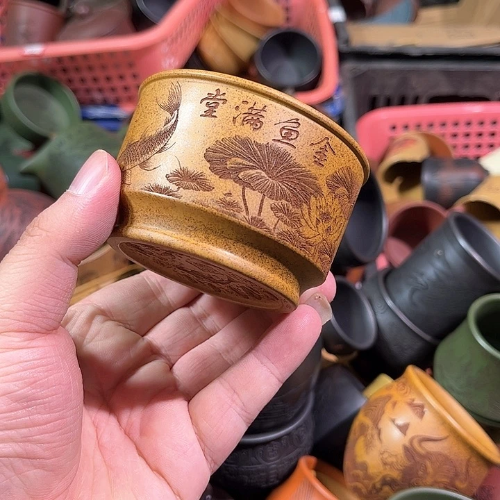 茶杯紫砂全手工紫砂主人杯