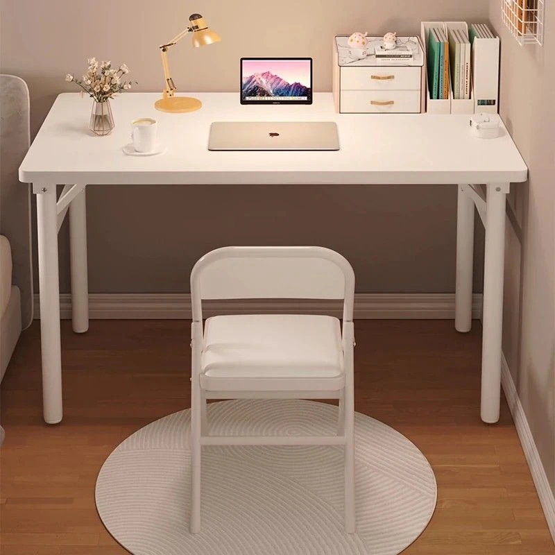 折叠桌家用电脑桌学生写字桌简易书桌餐桌卧室长条桌办公学习桌子