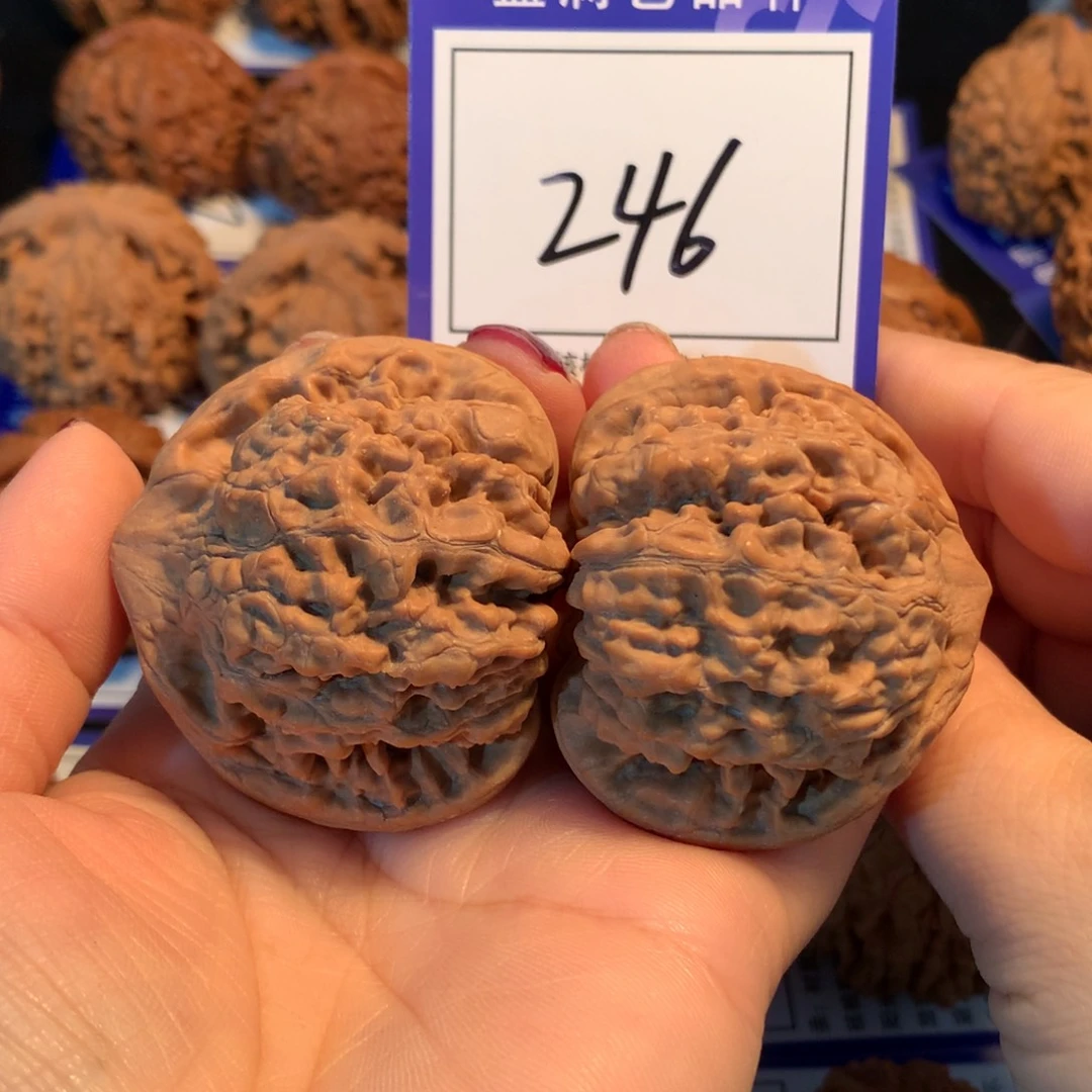 文玩核桃把件246官帽4.8