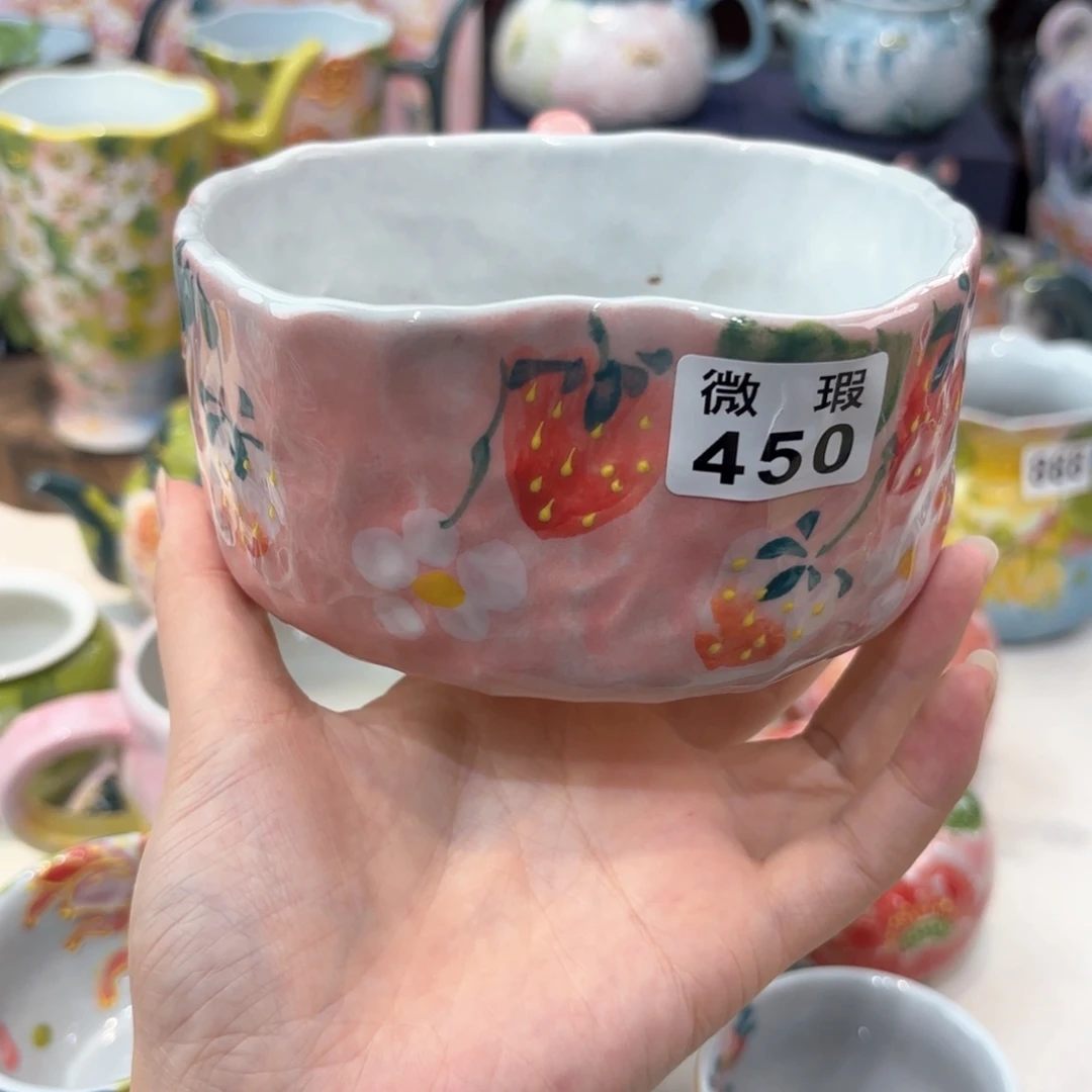 景德镇手绘高温釉下彩陶瓷茶具