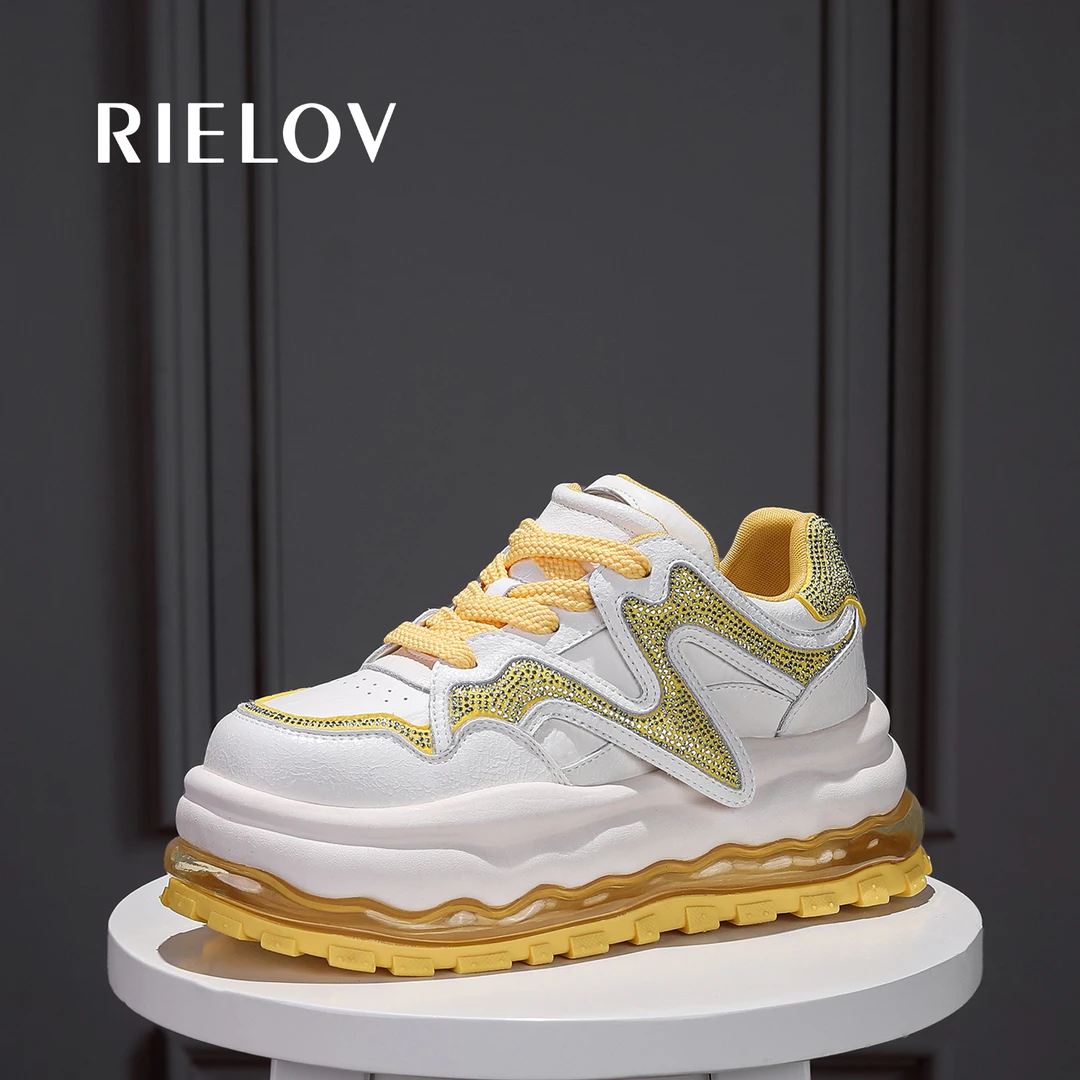 媛媛●RIELOV增高7cm时尚潮流百搭女士休闲鞋22627-1