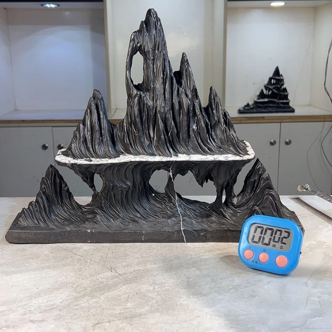 灵璧奇石博览会摆件小**r