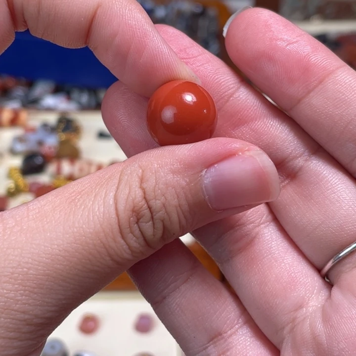 南红玛瑙未镶嵌颈饰67卡14