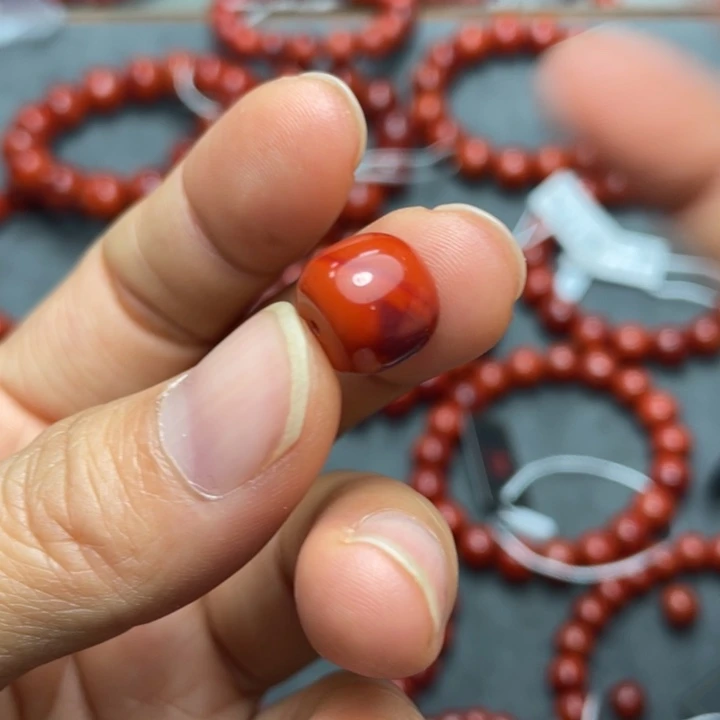 南红玛瑙单珠11多样性发1未镶嵌