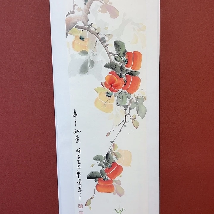 国画听兰老师花鸟