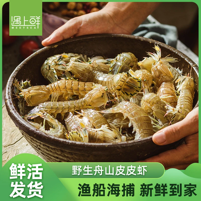 【保鲜不保活】遇上鲜 舟山东海皮皮虾 虾爬子 虾菇 懒尿虾 富贵虾