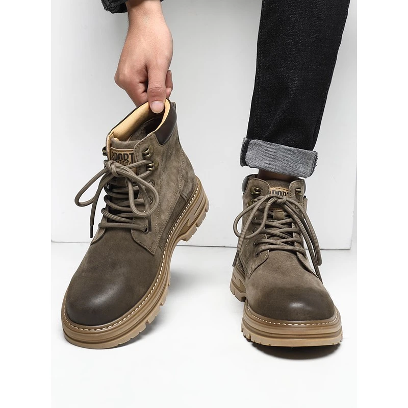 意式『DMXUXM』轻松搭配~匠心制作~新款复古工装厚底百搭马丁鞋男潮