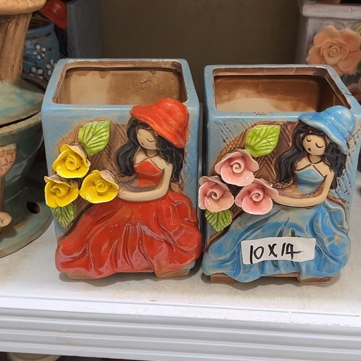 粗陶材质多肉花盆