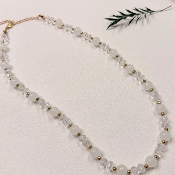 铜合金琉璃项链 【六六中古】孤品复古项链ty0419链长53-58