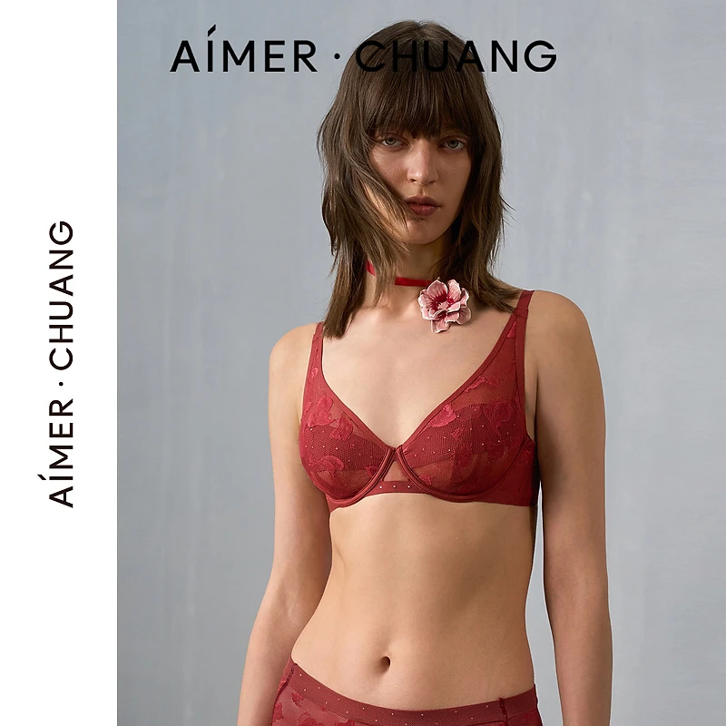 【玫瑰4】巴黎时尚展览走秀爱慕创内衣薄杯爆款文胸CA131401