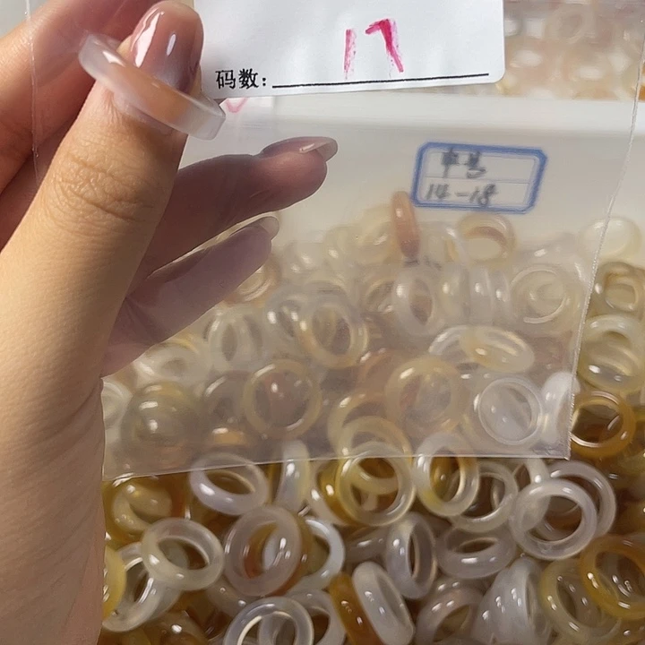 玛瑙/玉髓戒指合金274