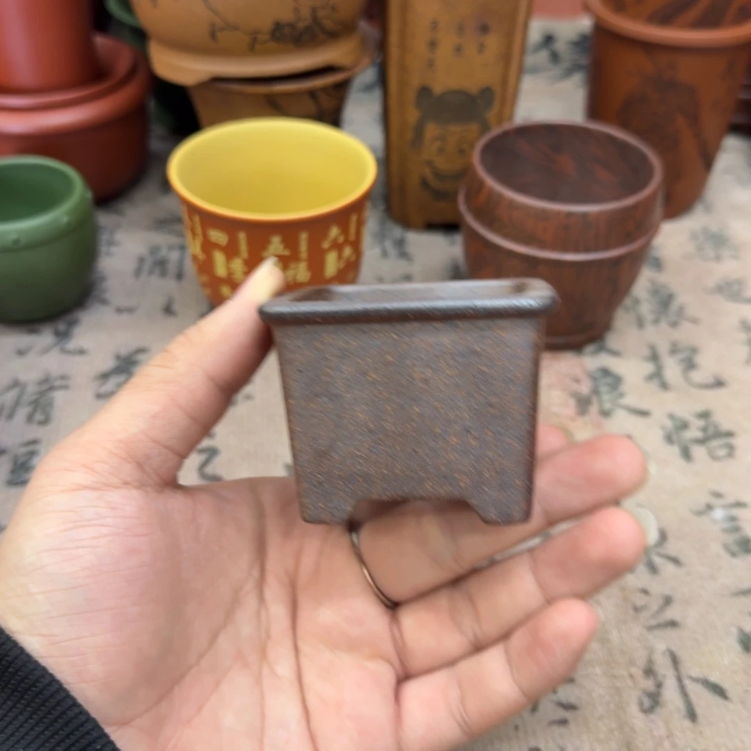 紫砂花盆宜兴紫砂正品5x4