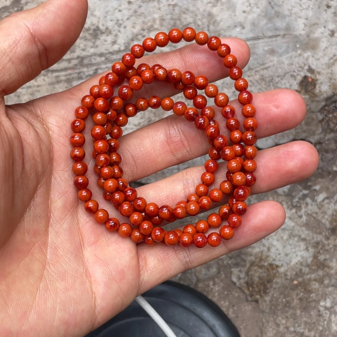 南红玛瑙配饰未镶嵌1*3