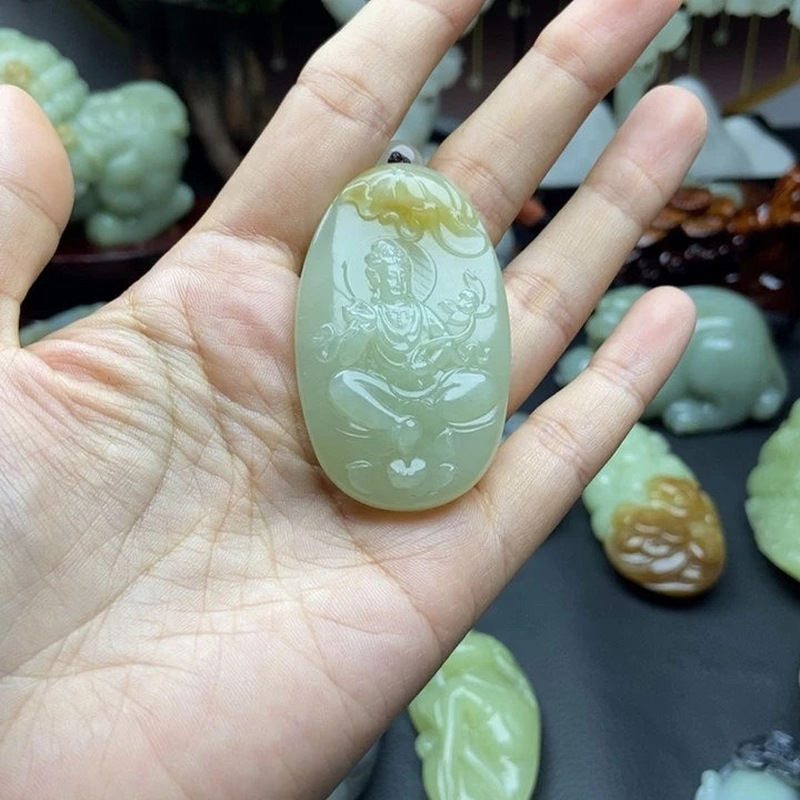 未镶嵌和田玉挂件妞***贝