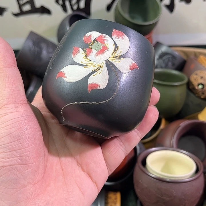 茶杯紫砂全手工紫砂主人杯