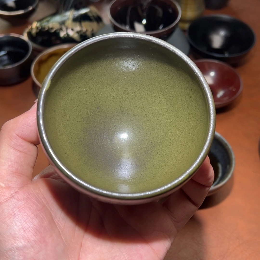 茶盏柴烧主人杯建窑建盏茶盏