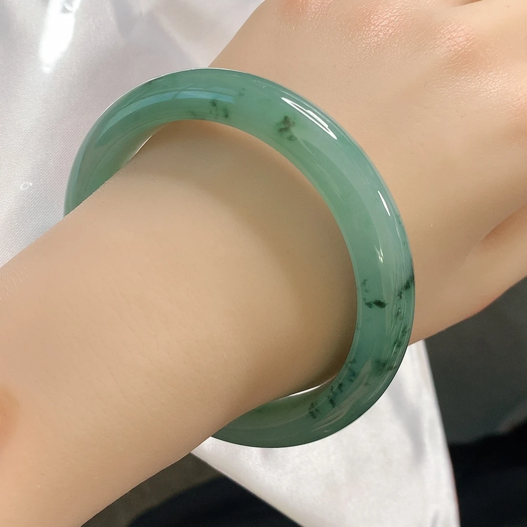 未镶嵌手镯翡翠 正圈①⑤②⭐⭐⭐⭐⭐强推老油青