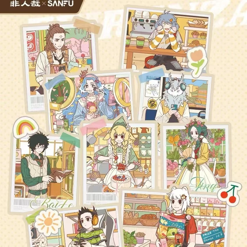 【非人哉三福联名MY DAY】吧唧动漫周边胸针徽章盲盒直播间拆