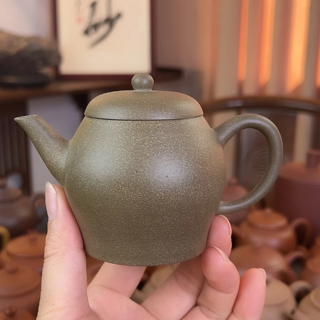 茶壶紫砂精品原矿 翁壶 青段 150cc