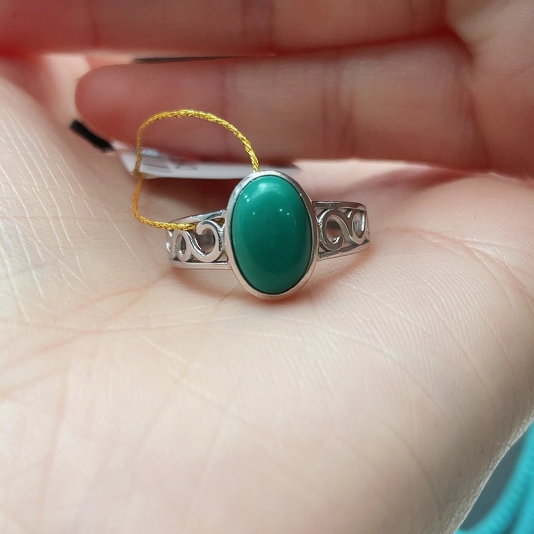 绿松石颈饰银S925镶嵌