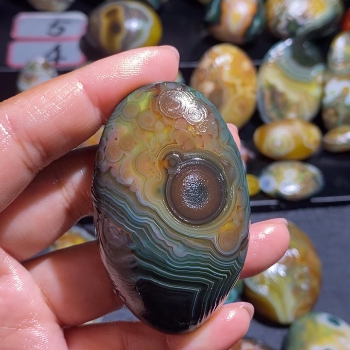 玛瑙/玉髓未镶嵌吊坠(不含链)54