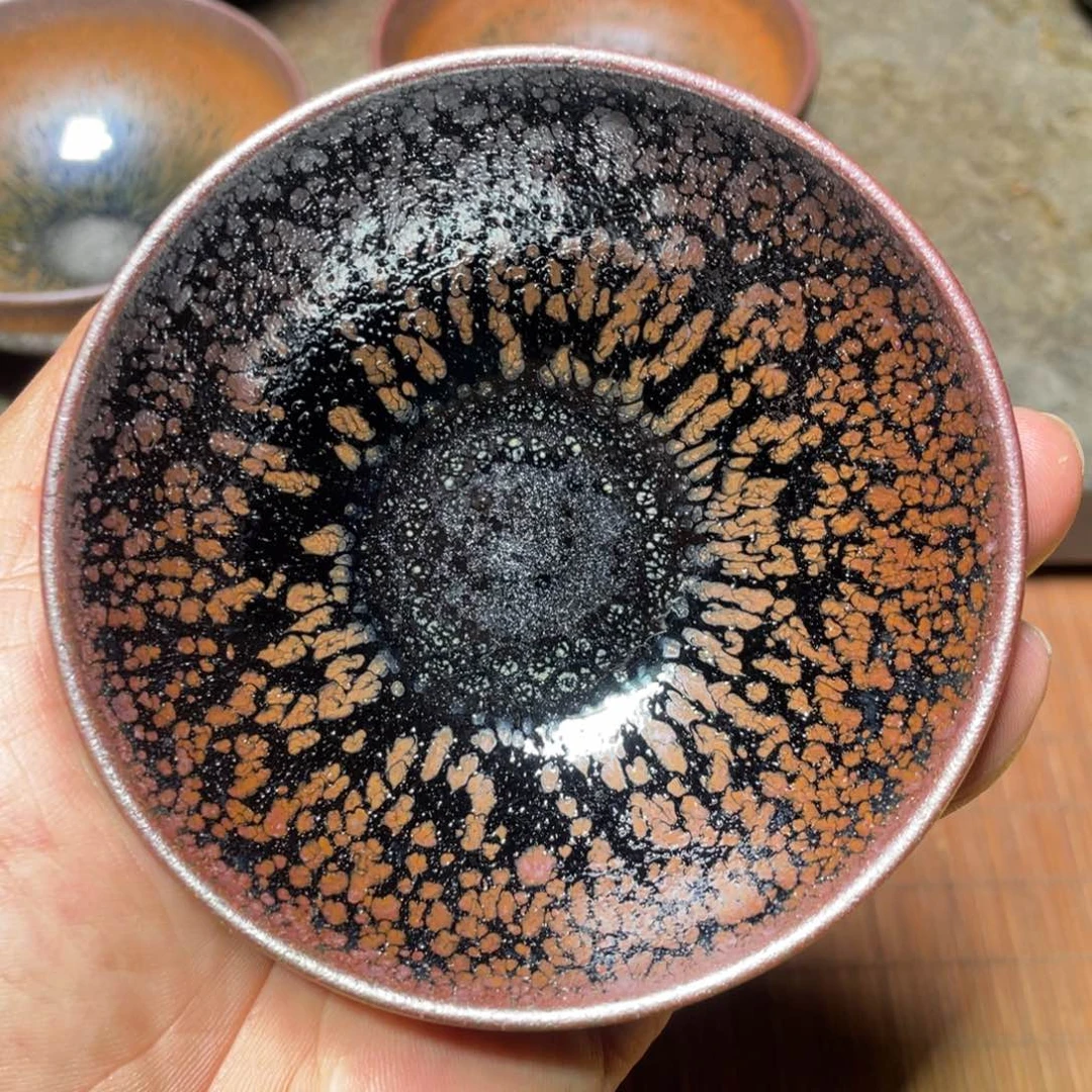 【闪购商品】茶盏柴烧建盏主人杯