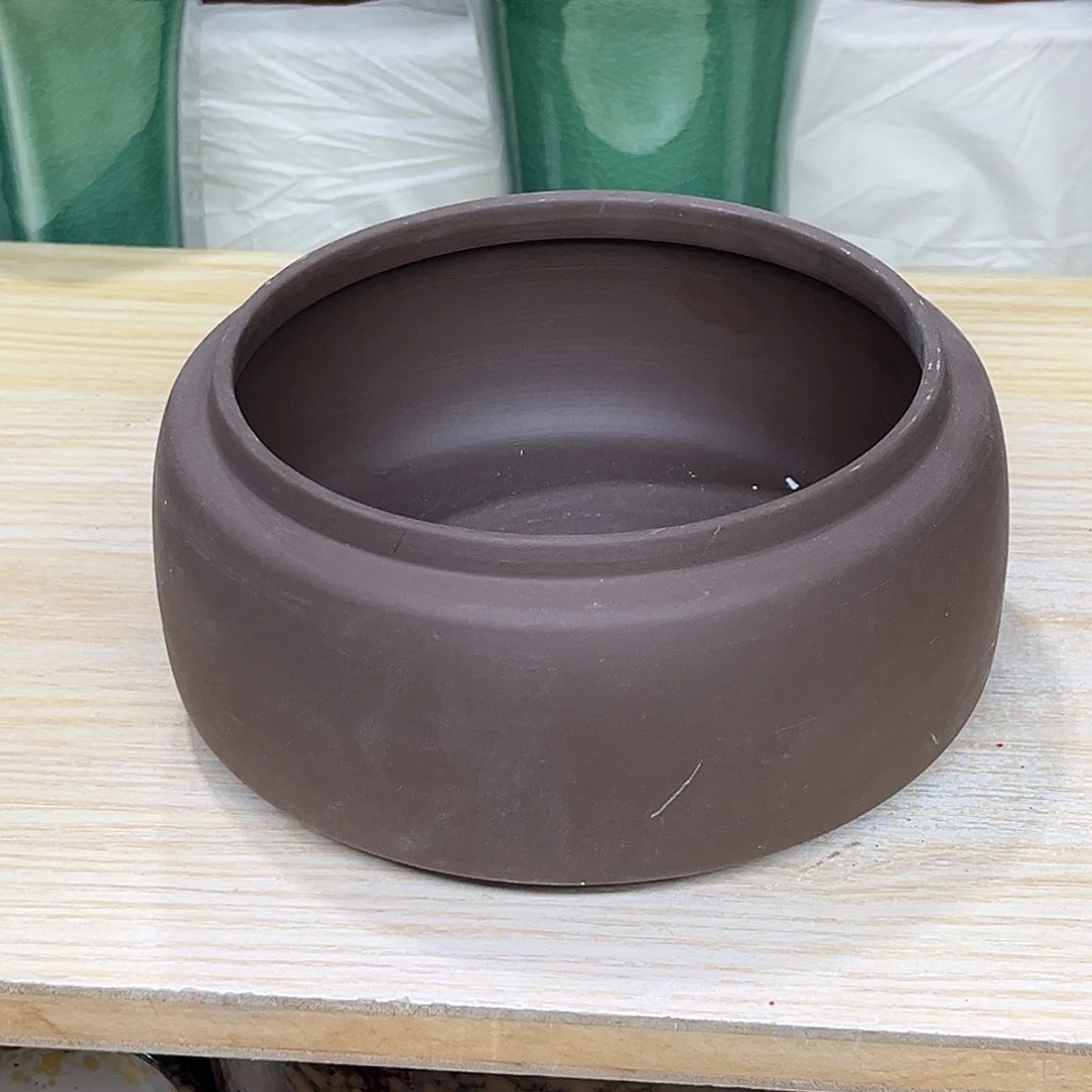 陶瓷绿植多肉微瑕花盆口径15*8.5无孔