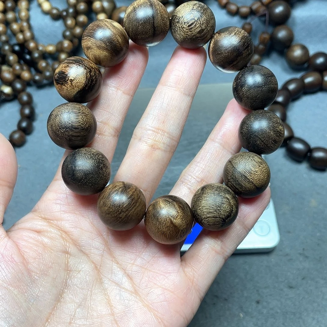 手串沉香白棋瘤疤1.8