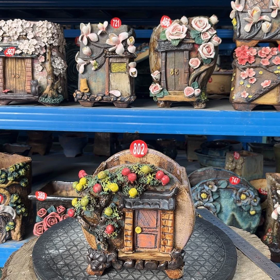 福利802 号陶然花器手工花盆