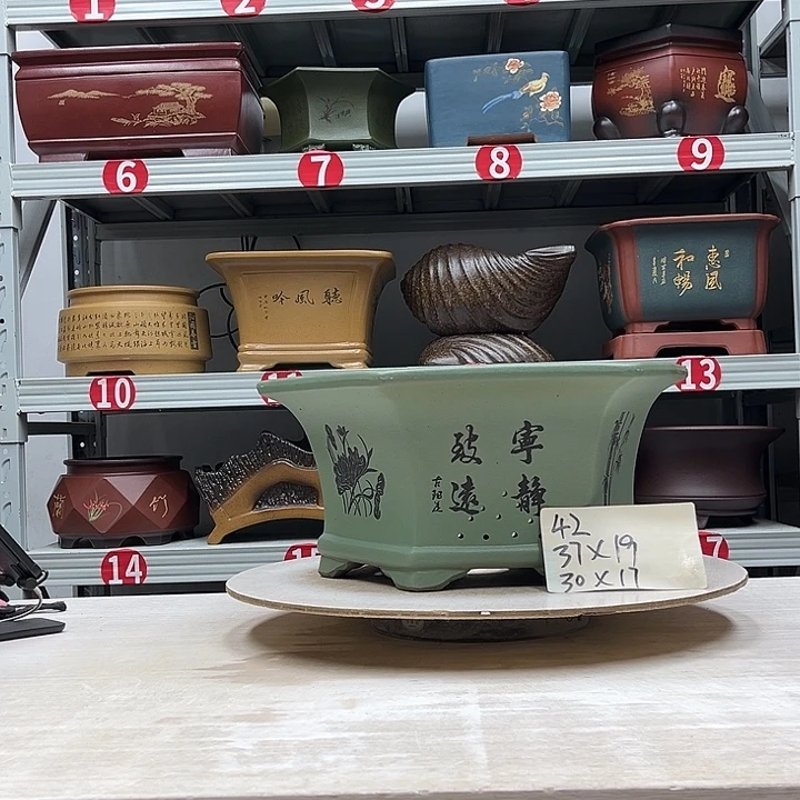 紫砂花盆紫砂花盆