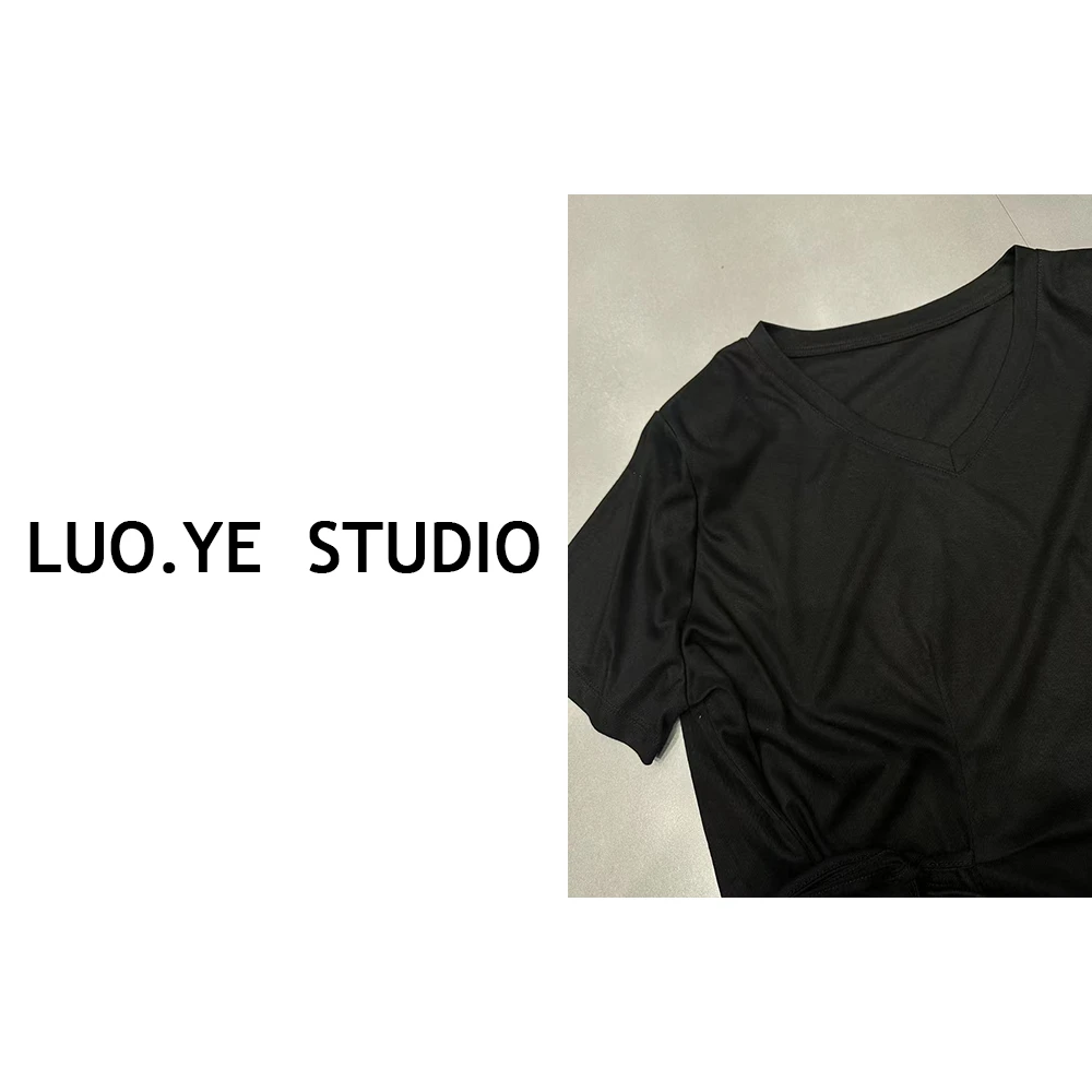 罗爷 · 【巴黎午后】春夏真丝短袖T恤女洋气修身薄款时尚休闲