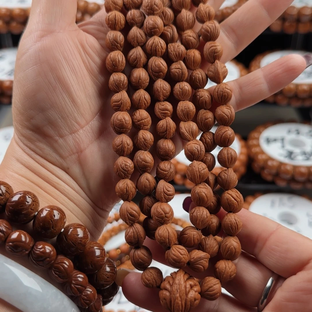 桃核吊坠原皮脖挂