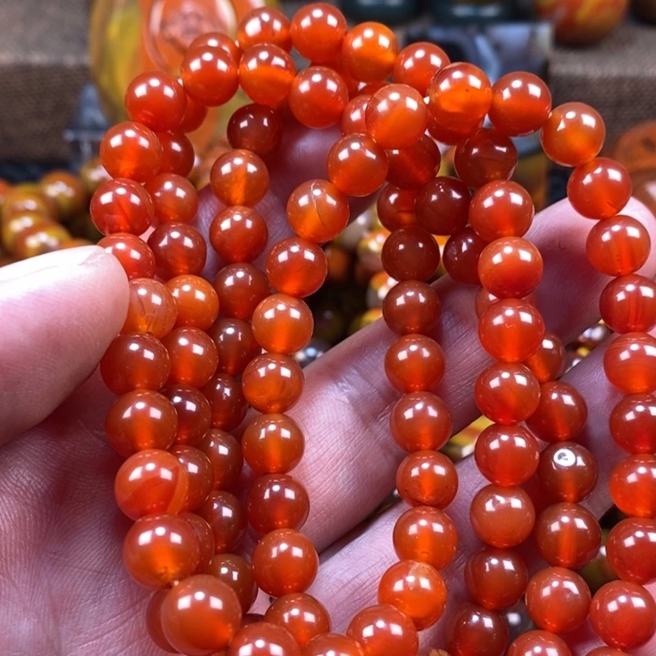 玛瑙/玉髓手链未镶嵌月*鱼