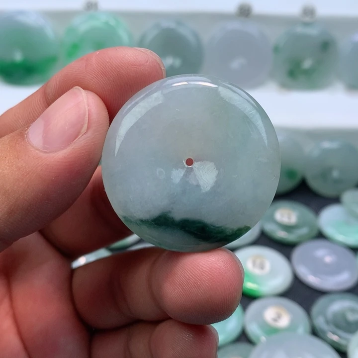 颈饰未镶嵌翡翠缅甸天然A货翡翠36.8-6.0