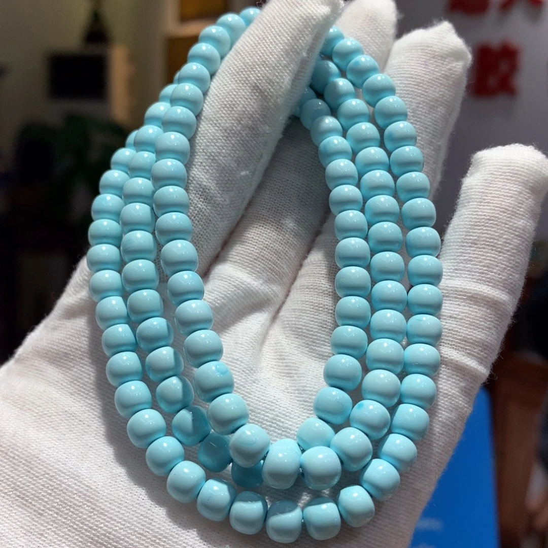 未镶嵌绿松石长链