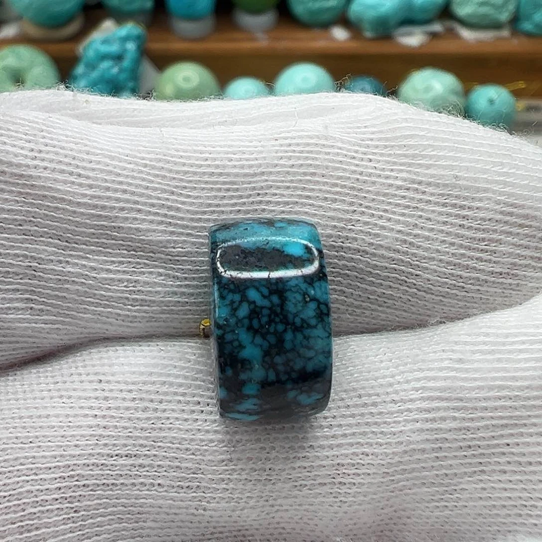 绿松石直切珠 未镶嵌