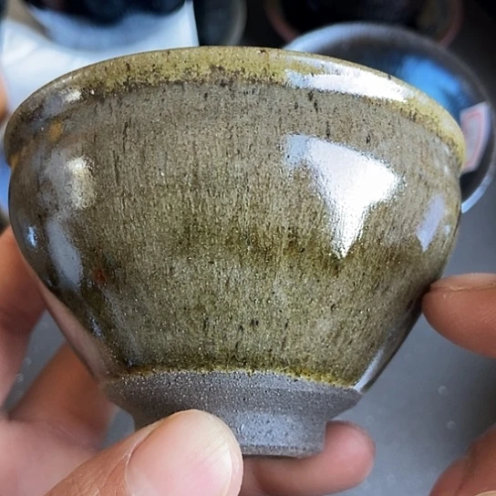 茶盏297 建窑建盏微瑕磨底