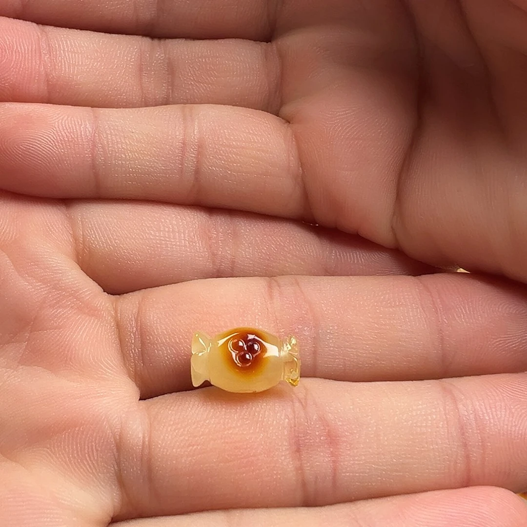 蜜蜡颈饰未镶嵌糖果提溜（打孔不退换）