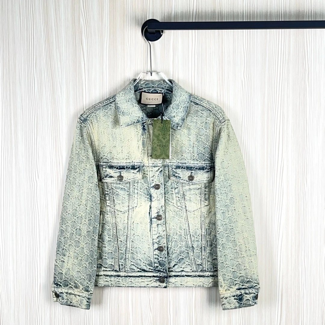 未使用 GUCCI/古驰 牛仔外套/码36/成色以直播为准/GSS14035