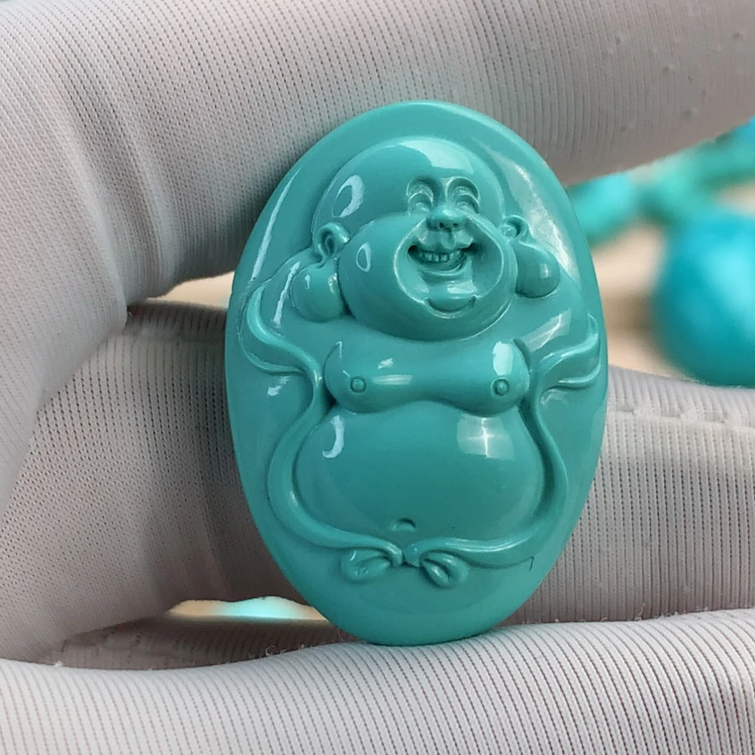 绿松石挂件未镶嵌