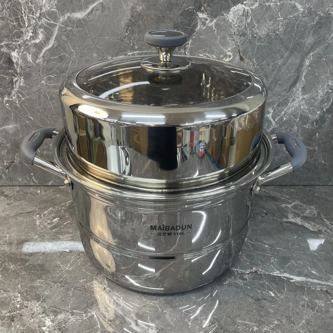 迈巴顿五层钢30厘米三层蒸锅