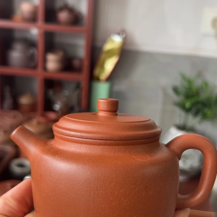 茶壶紫砂红降德中200cc
