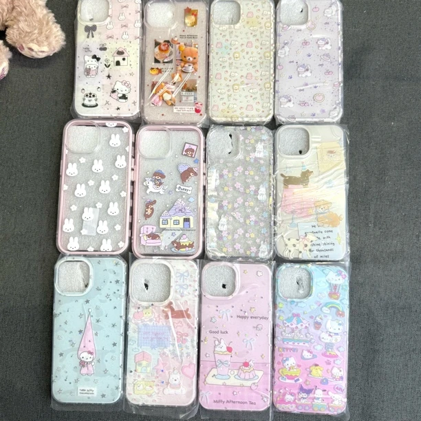 [加单混拍]ins苹果16promax手机壳少女心15pro适用14/13pro自选16