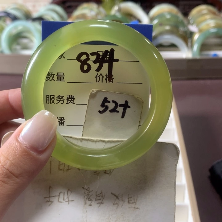 未镶嵌蛇纹石玉手镯834