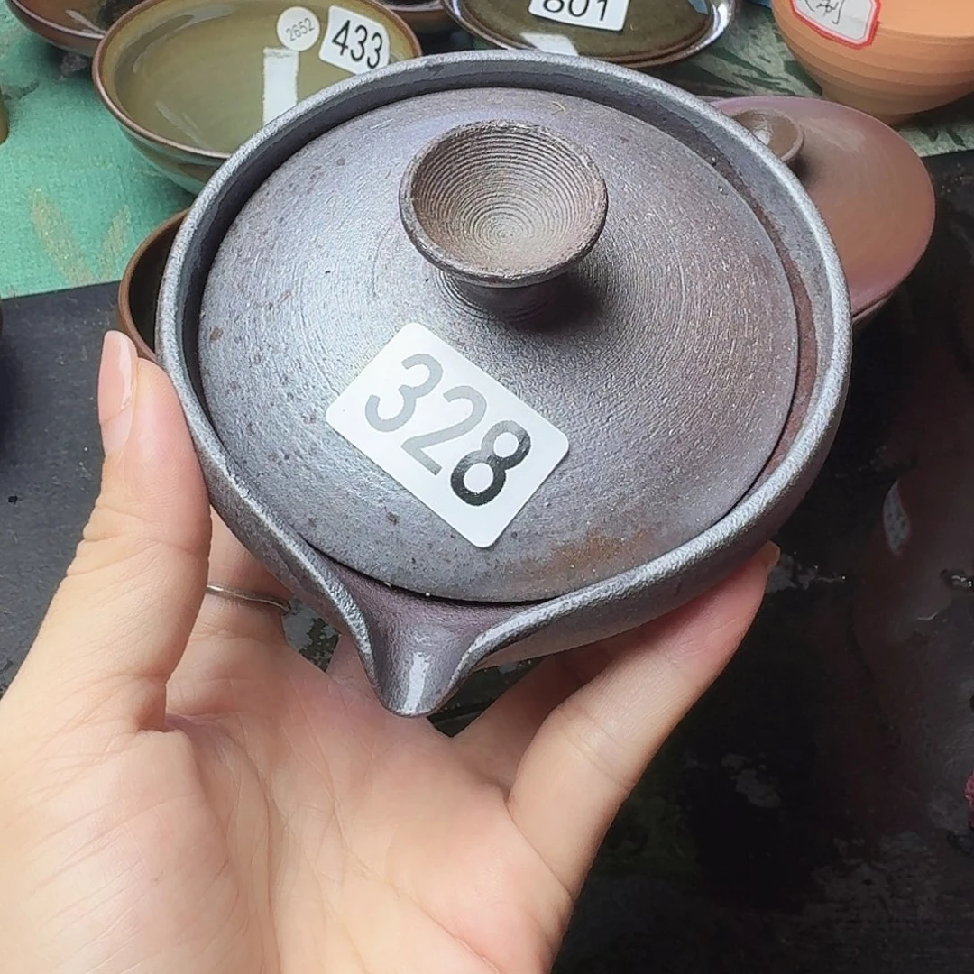 茶盏328  罗莉柴烧手工主人杯