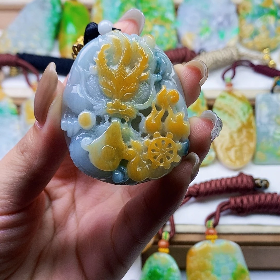 颈饰未镶嵌翡翠翡翠