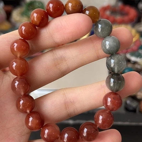 水晶手链未镶嵌矿坑