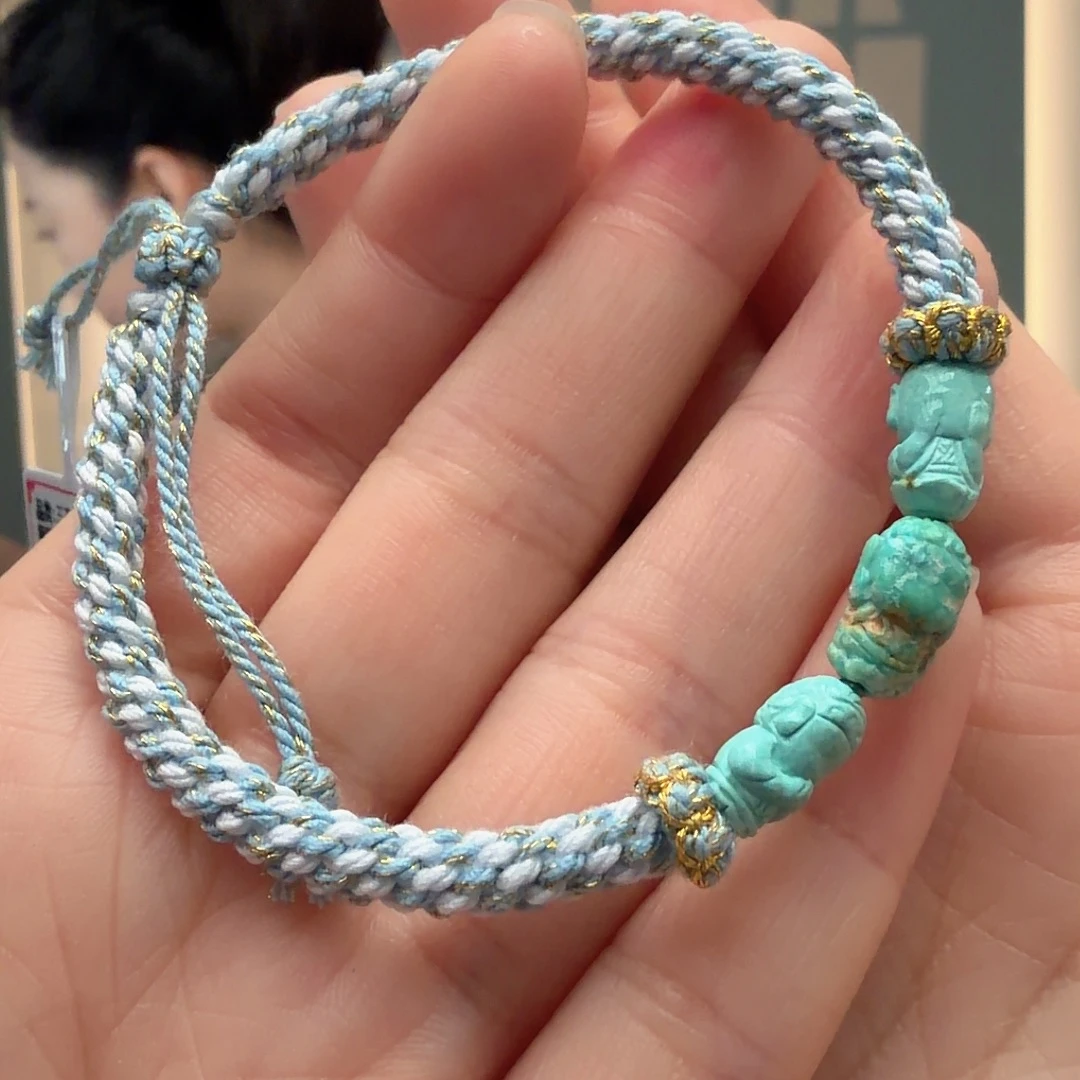 绿松石未镶嵌颈饰